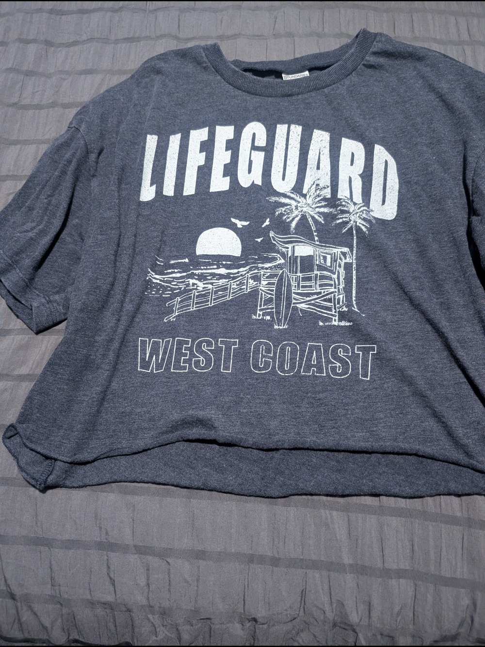 No Bo Navy Graphic 'LIFEGUARD' Tee(Pick Any 2 Items-Pay For One)